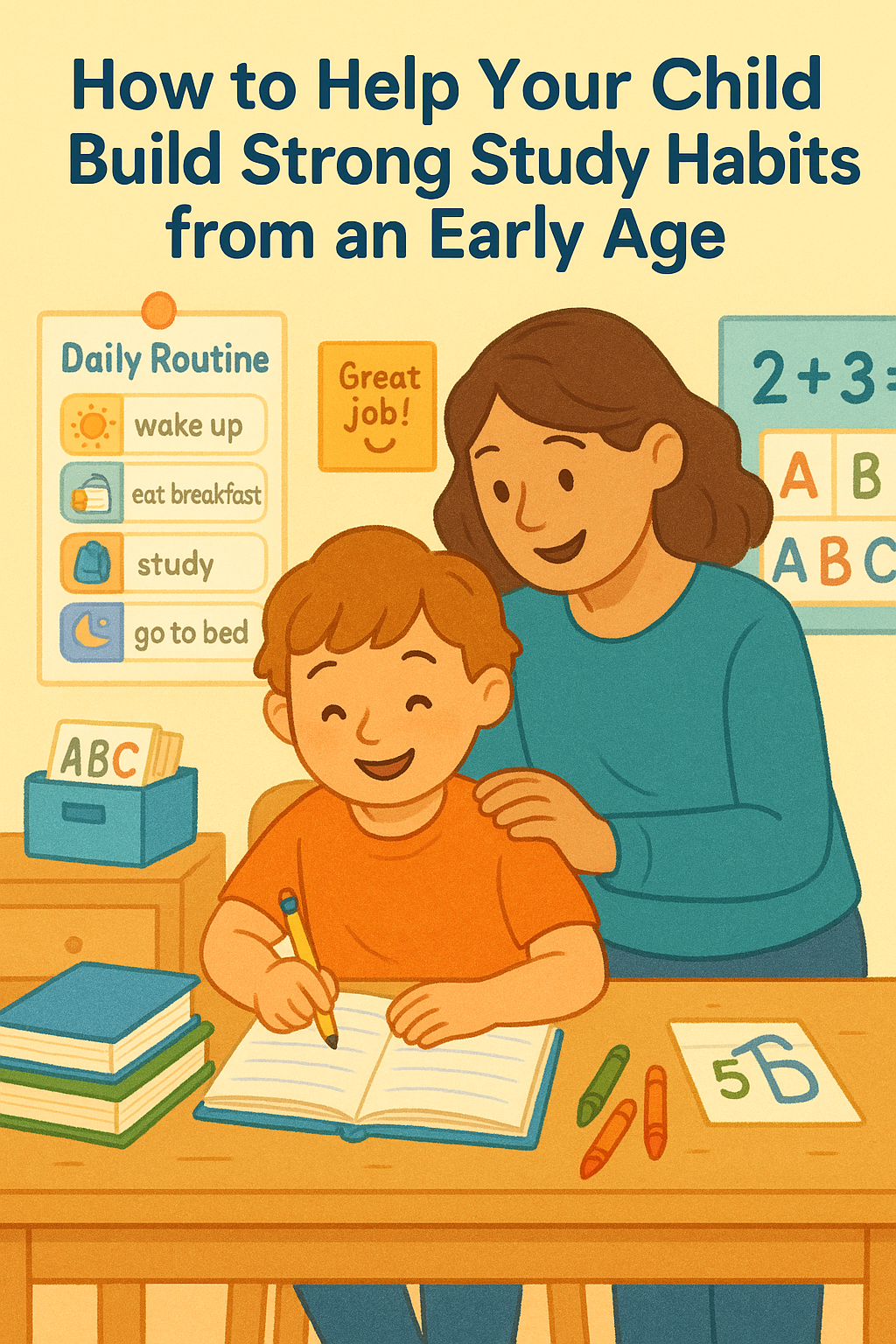 How to Help Your Child Build Strong Study Habits from an Early Age