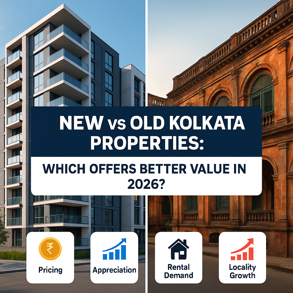 New vs Old Kolkata Properties: Which Offers Better Value in 2026?