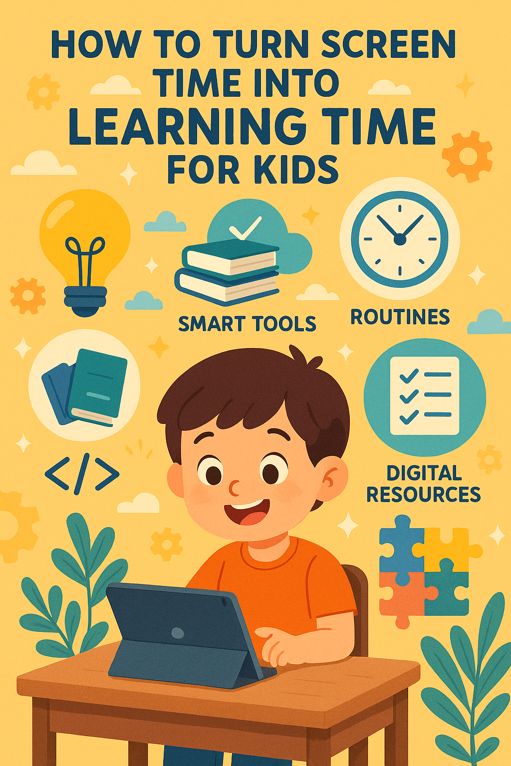 How to Turn Screen Time into Learning Time for Kids