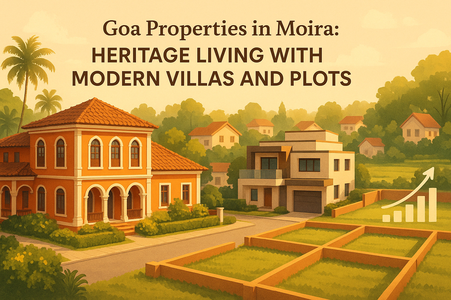 Goa Properties in Moira: Heritage Living with Modern Villas and Plots