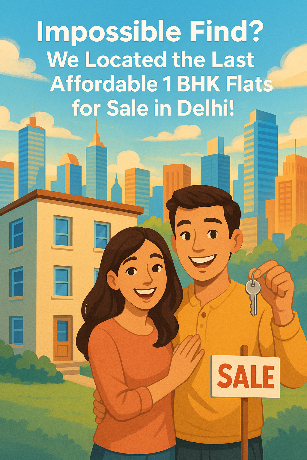 Impossible Find? We Located the Last Affordable 1 BHK Flats for Sale in Delhi!