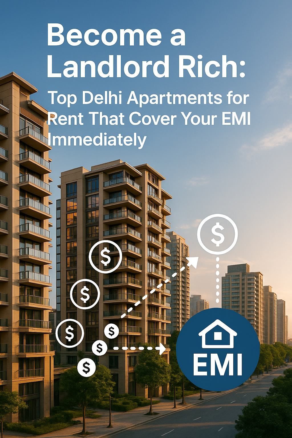 Become a Landlord Rich: Top Delhi Apartments for Rent That Cover Your EMI Immediately.