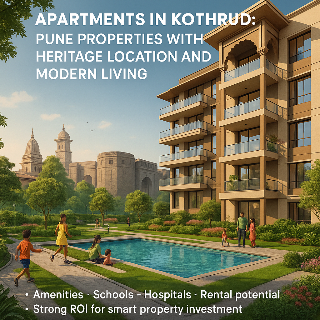 Apartments in Kothrud: Pune Properties with Heritage Location and Modern Living 