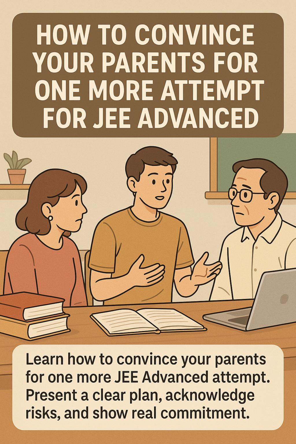 How to Convince Your Parents for One More Attempt for JEE Advanced