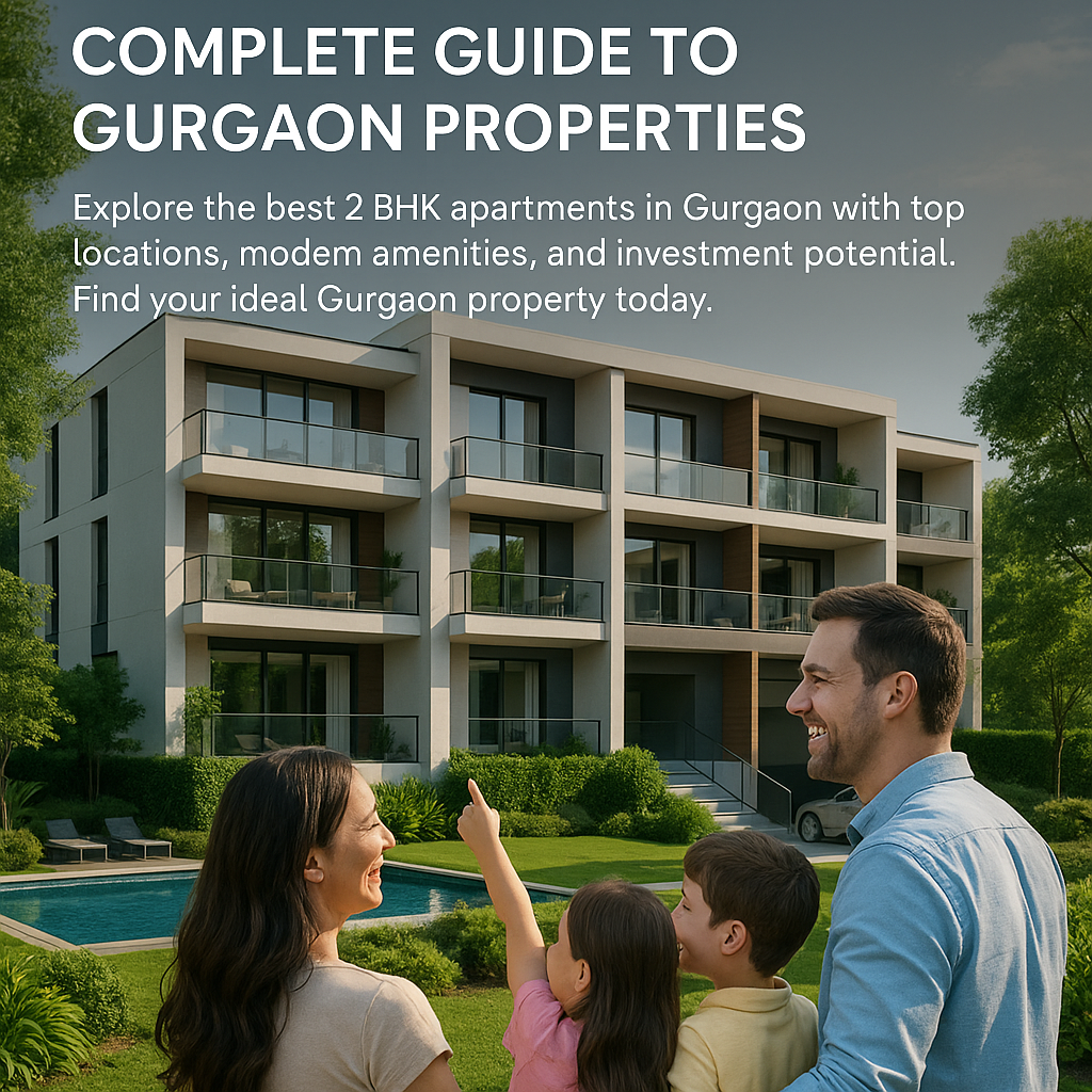 2 BHK Apartments in Gurgaon: Complete Guide to Gurgaon Properties