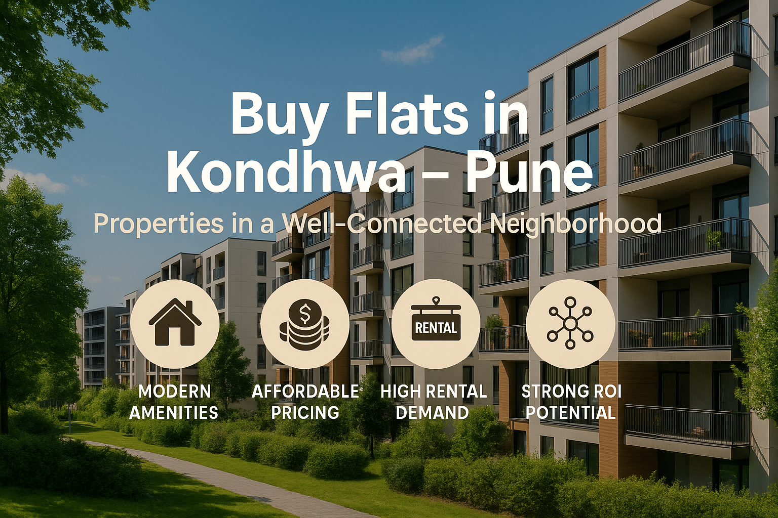 Buy Flats in Kondhwa – Pune Properties in a Well-Connected Neighbourhood