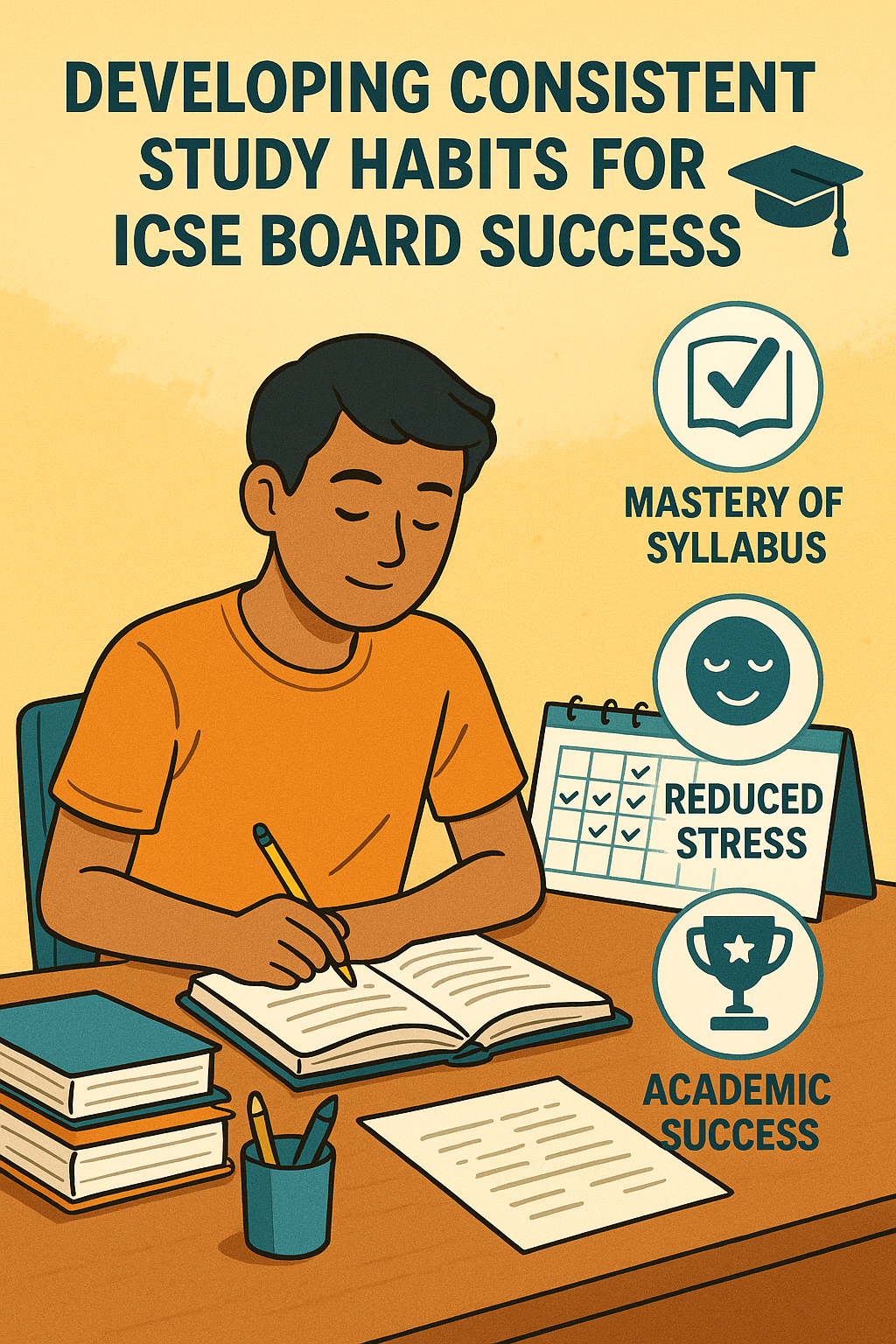 Developing Consistent Study Habits for ICSE Board Success