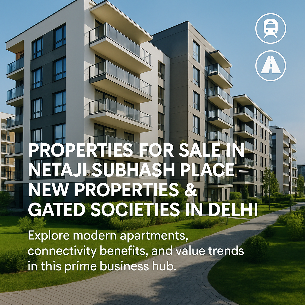 Properties for Sale in Netaji Subhash Place – New Properties & Gated Societies in Delhi