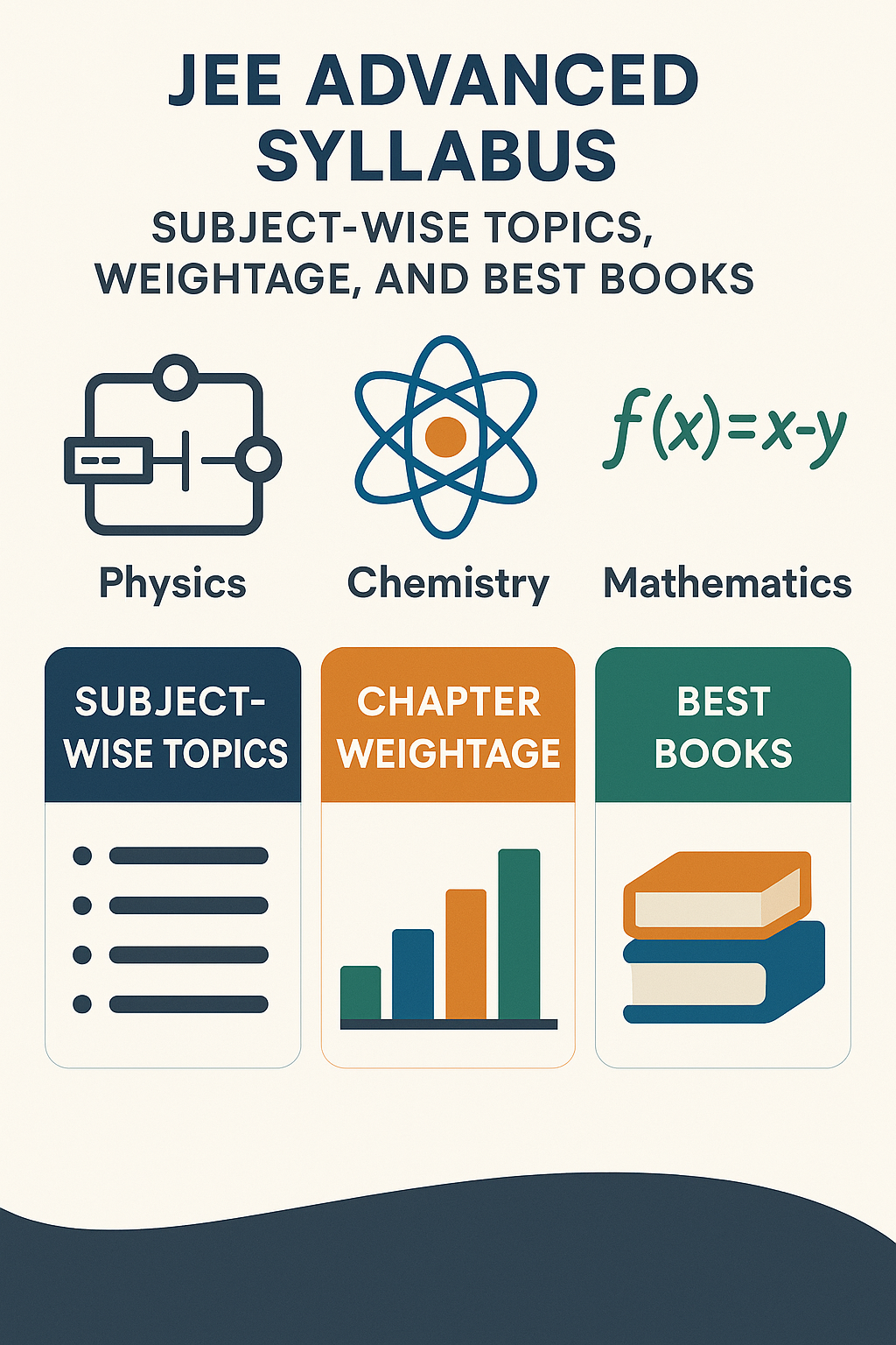 JEE Advanced Syllabus: Subject-Wise Topics, Weightage, and Best Books