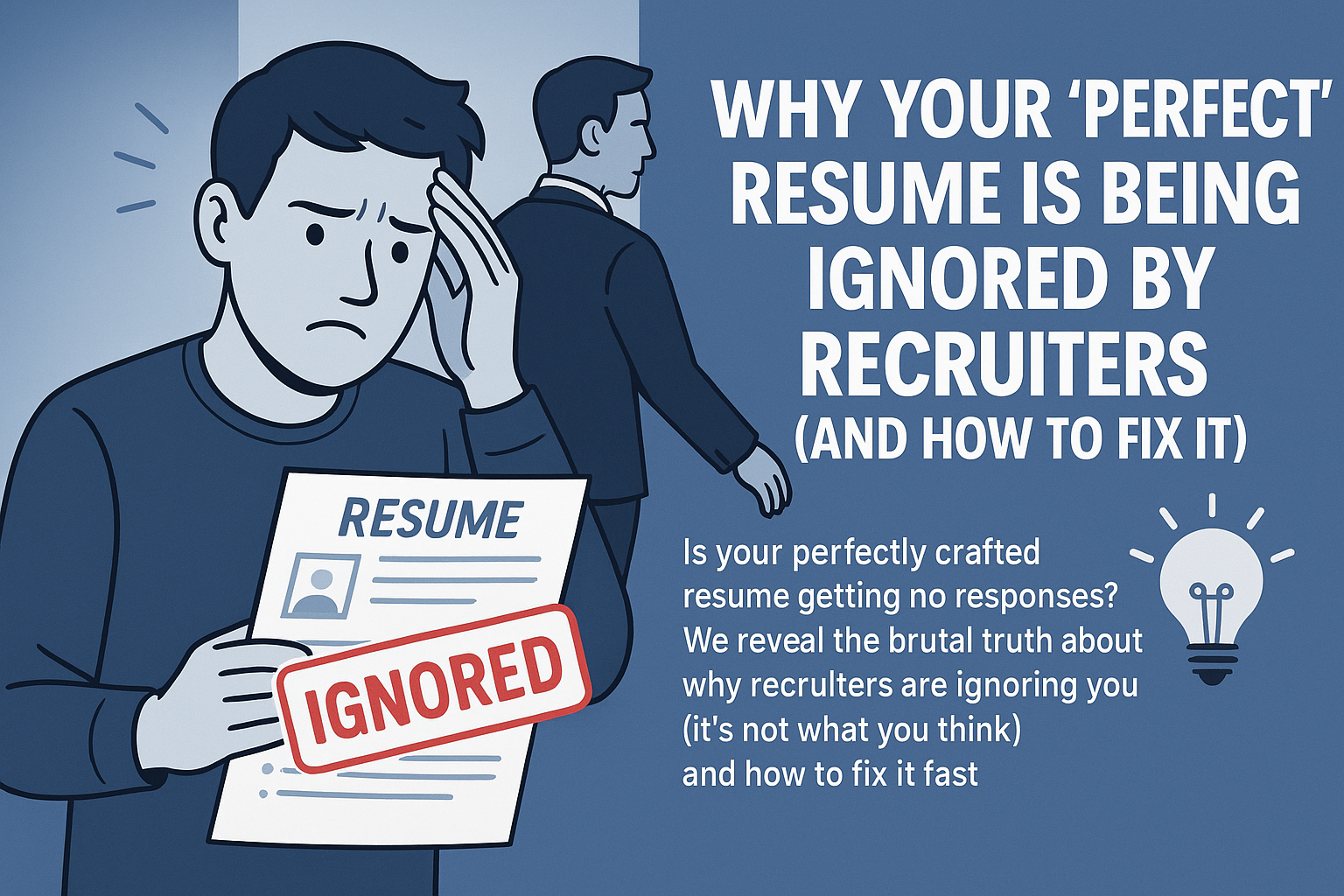 Why Your 'Perfect' Resume is Being Ignored by Recruiters (And How to Fix It) ?