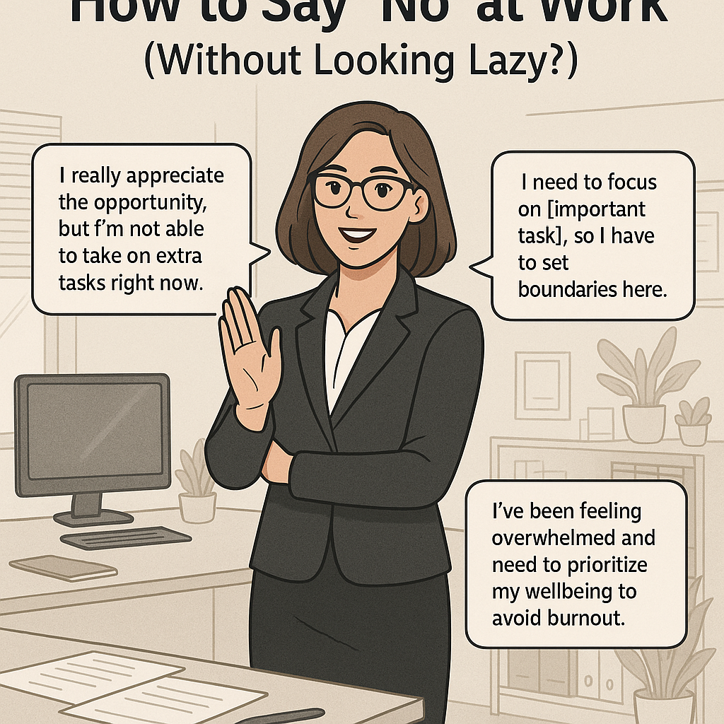 How to Say "No" at Work (Without Looking Lazy)?