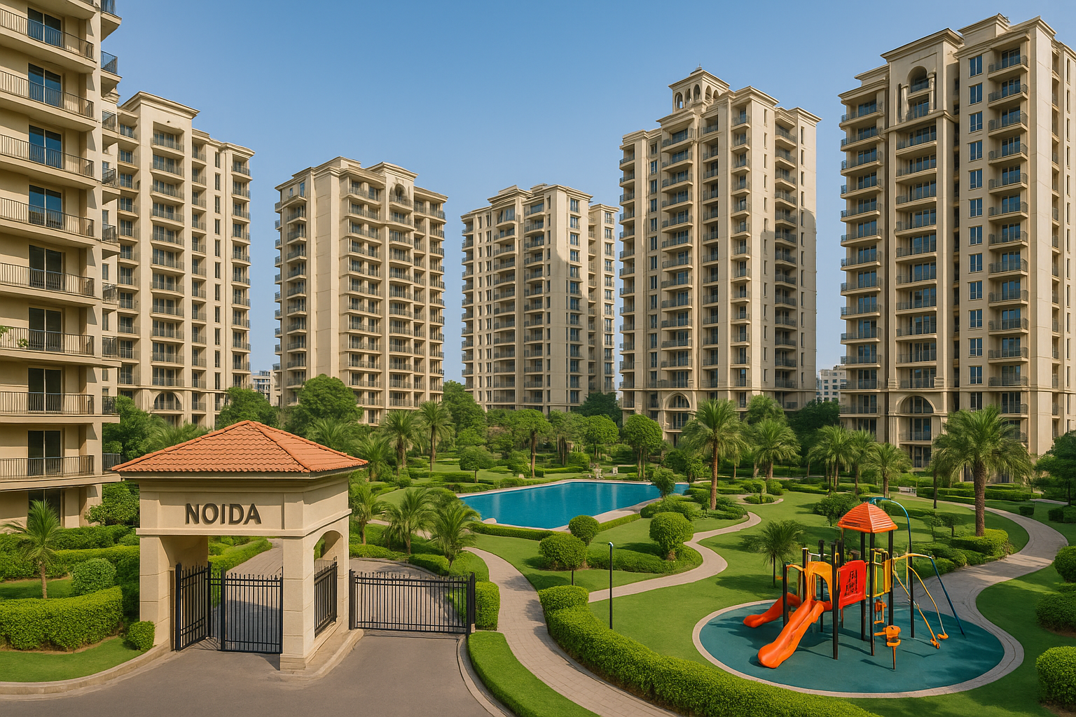 Luxury Societies in Noida: Premium Gated Communities and Apartments