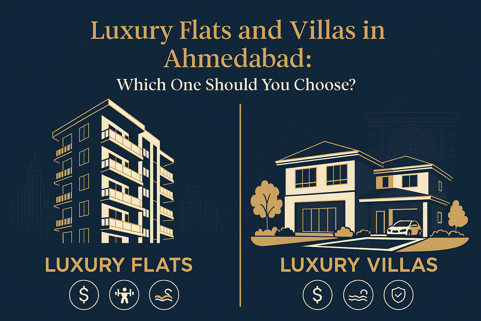 Luxury Flats and Villas in Ahmedabad: Which One Should You Choose?