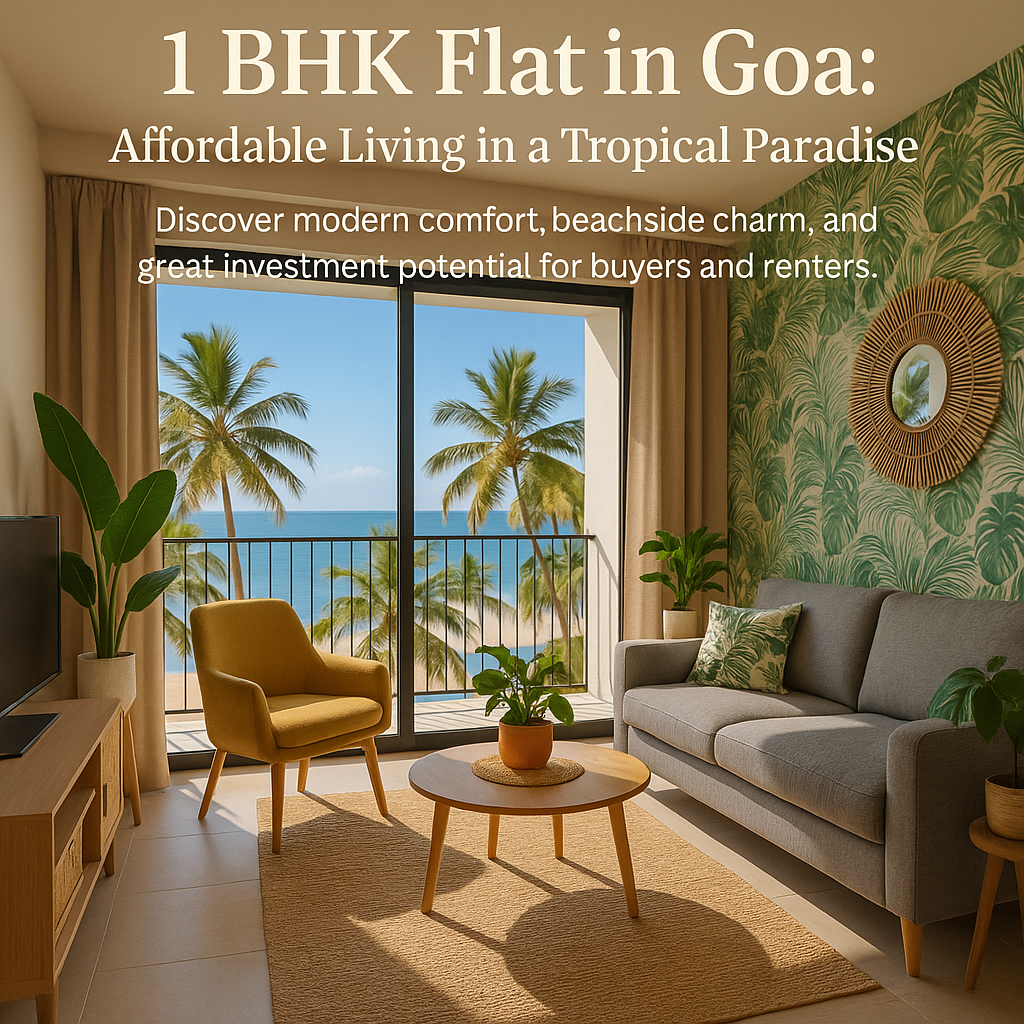 1 BHK Flat in Goa: Affordable Living in a Tropical Paradise