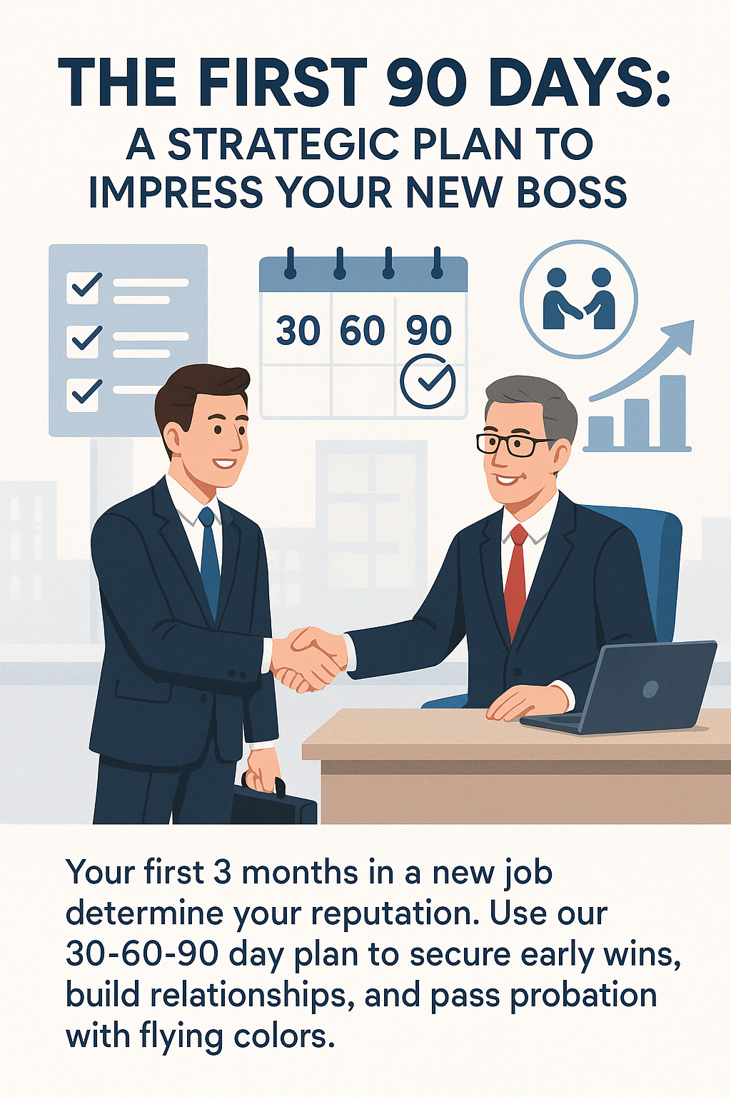 The First 90 Days: A Strategic Plan to Impress Your New Boss