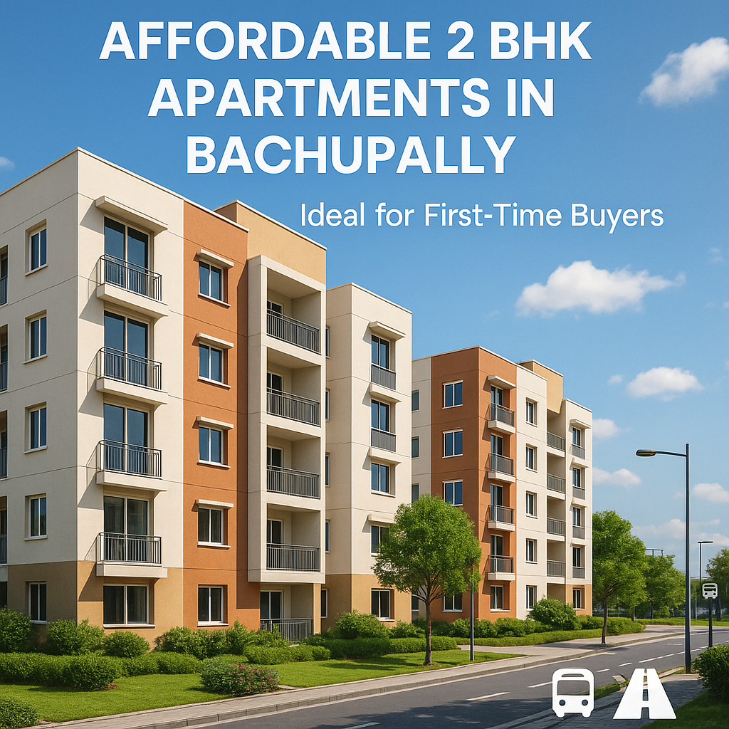 2 BHK Apartments in Bachupally – Affordable Hyderabad Properties for First-Time Buyers
