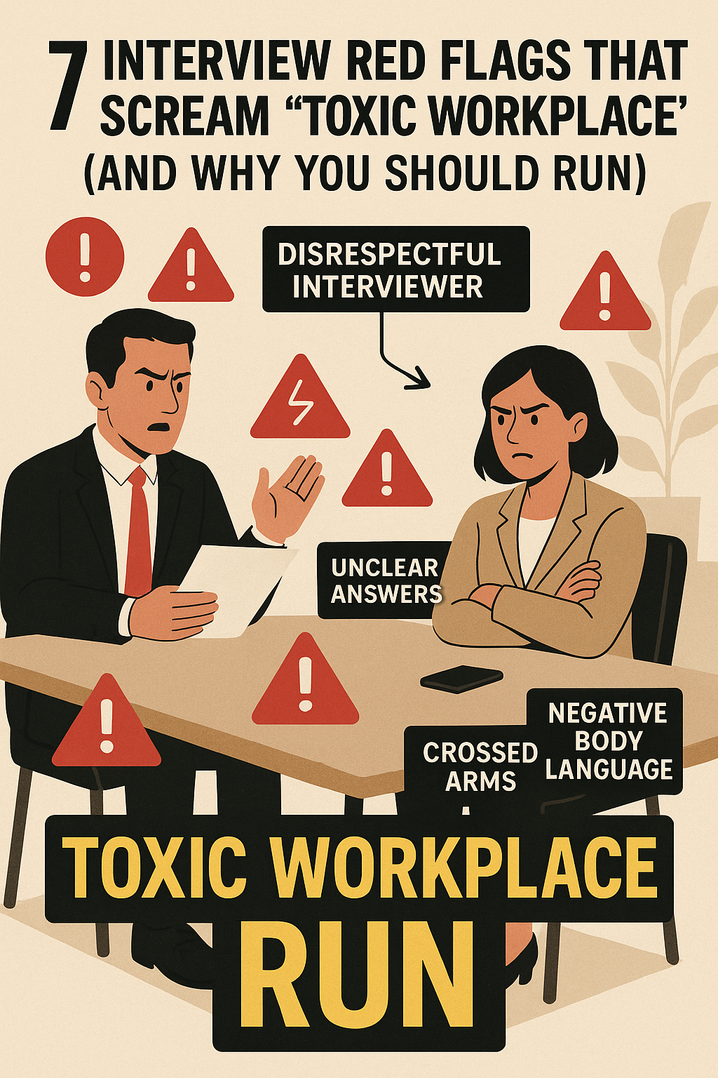 7 Interview Red Flags That Scream "Toxic Workplace" (And Why You Should Run)