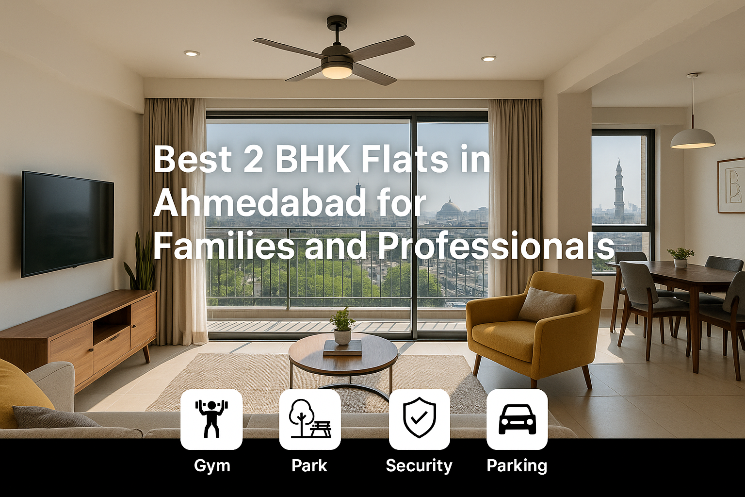 Best 2 BHK Flats in Ahmedabad for Families and Professionals