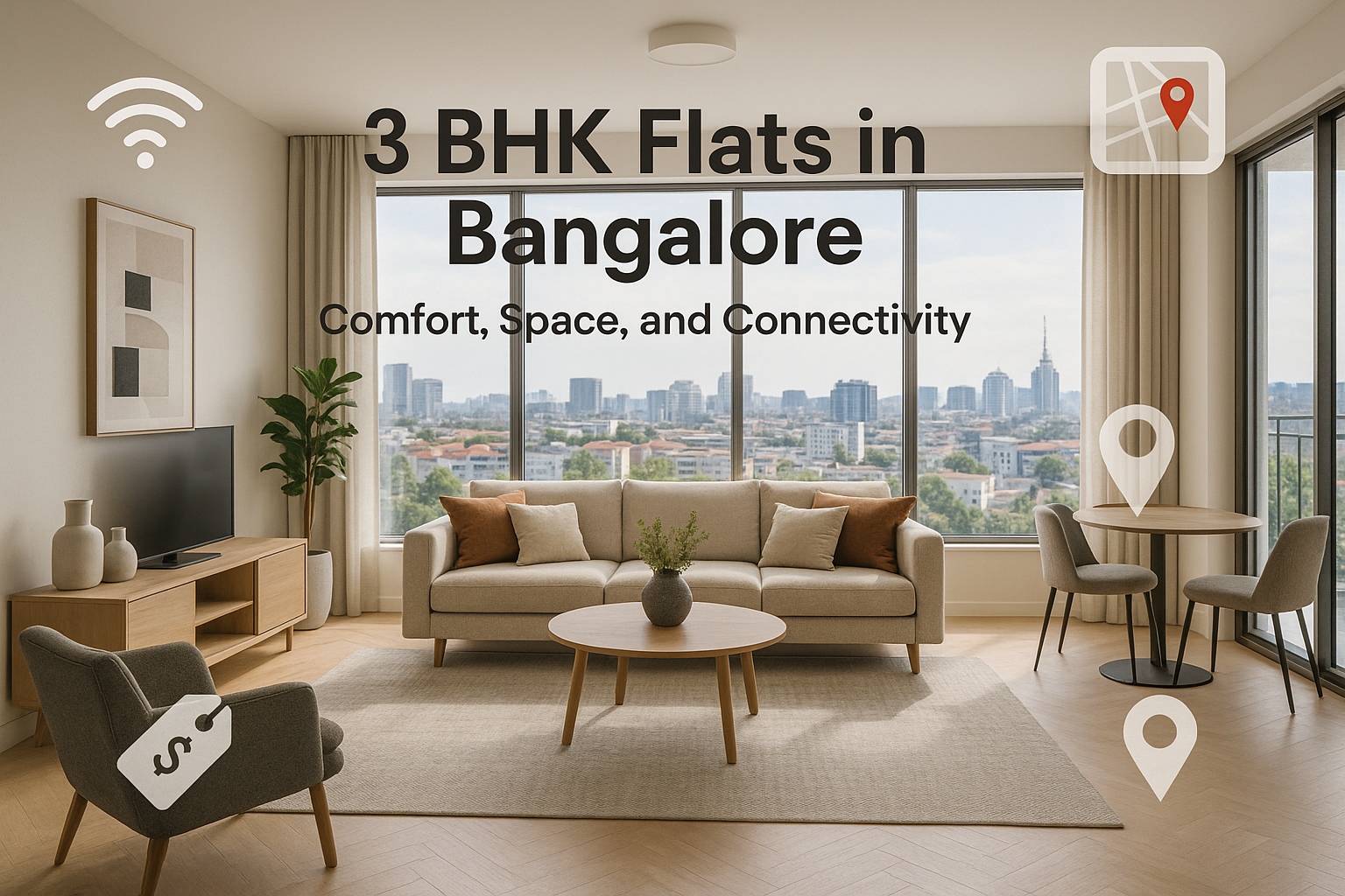 3 BHK Flats in Bangalore: Comfort, Space, and Connectivity
