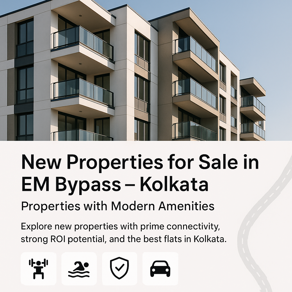 New Properties for Sale in EM Bypass – Kolkata Properties with Modern Amenities