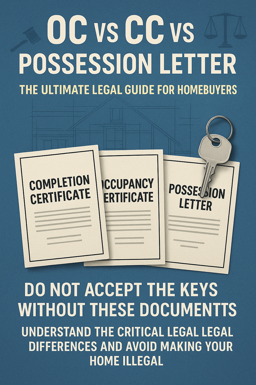 OC vs CC vs Possession Letter: The Ultimate Legal Guide for Homebuyers