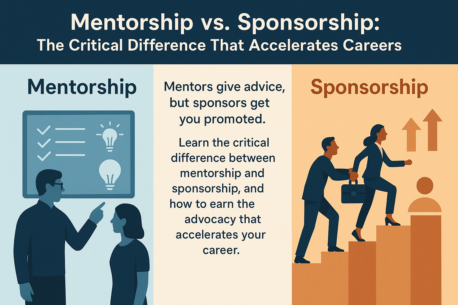 Mentorship vs. Sponsorship: The Critical Difference That Accelerates Careers