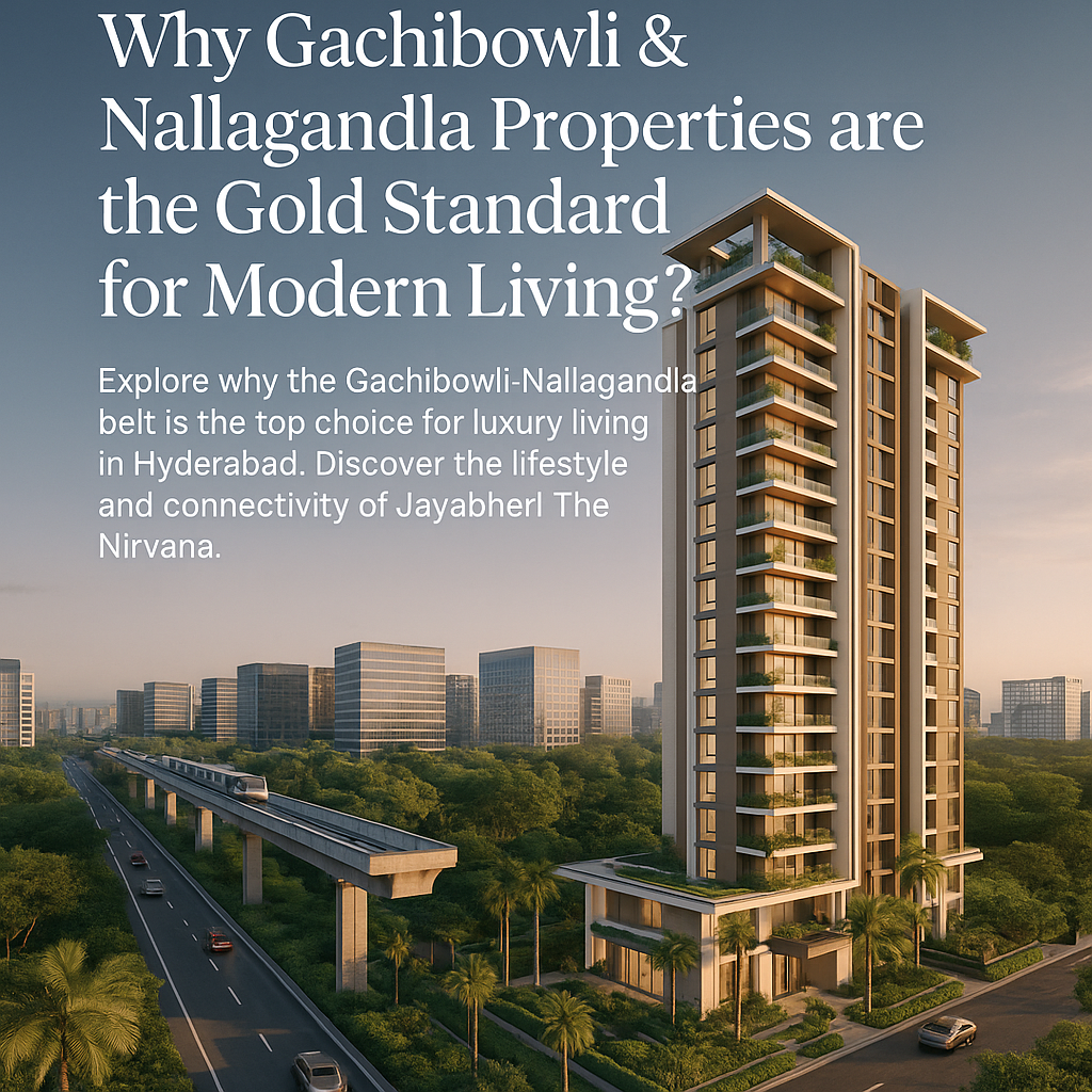 Why Gachibowli & Nallagandla Properties are the Gold Standard for Modern Living?