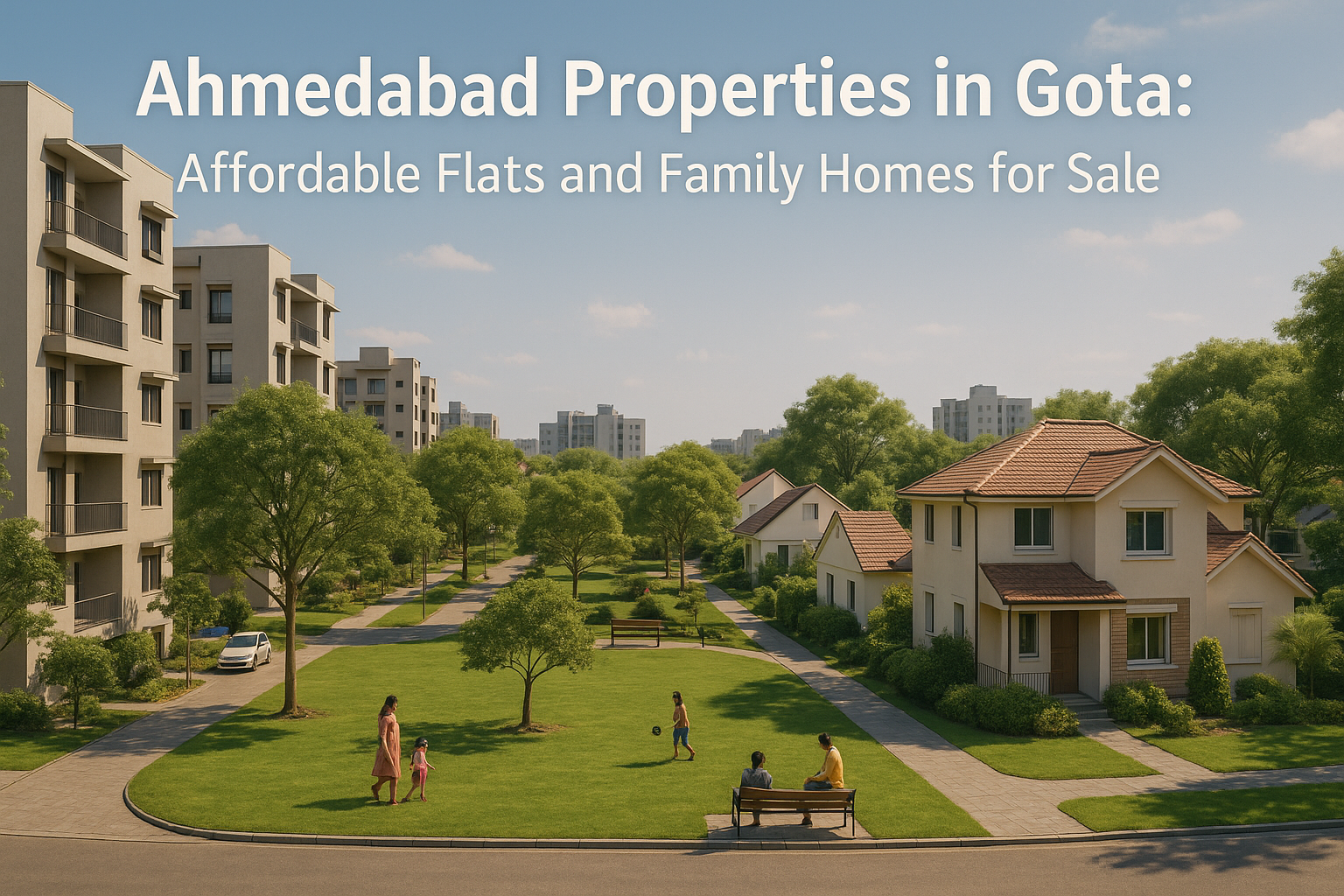 Ahmedabad Properties in Gota: Affordable Flats and Family Homes for Sale