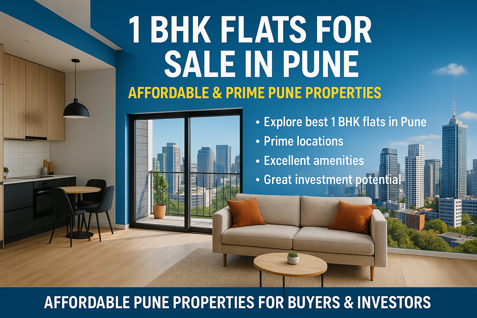1 BHK Flats for Sale in Pune: Affordable & Prime Pune Properties
