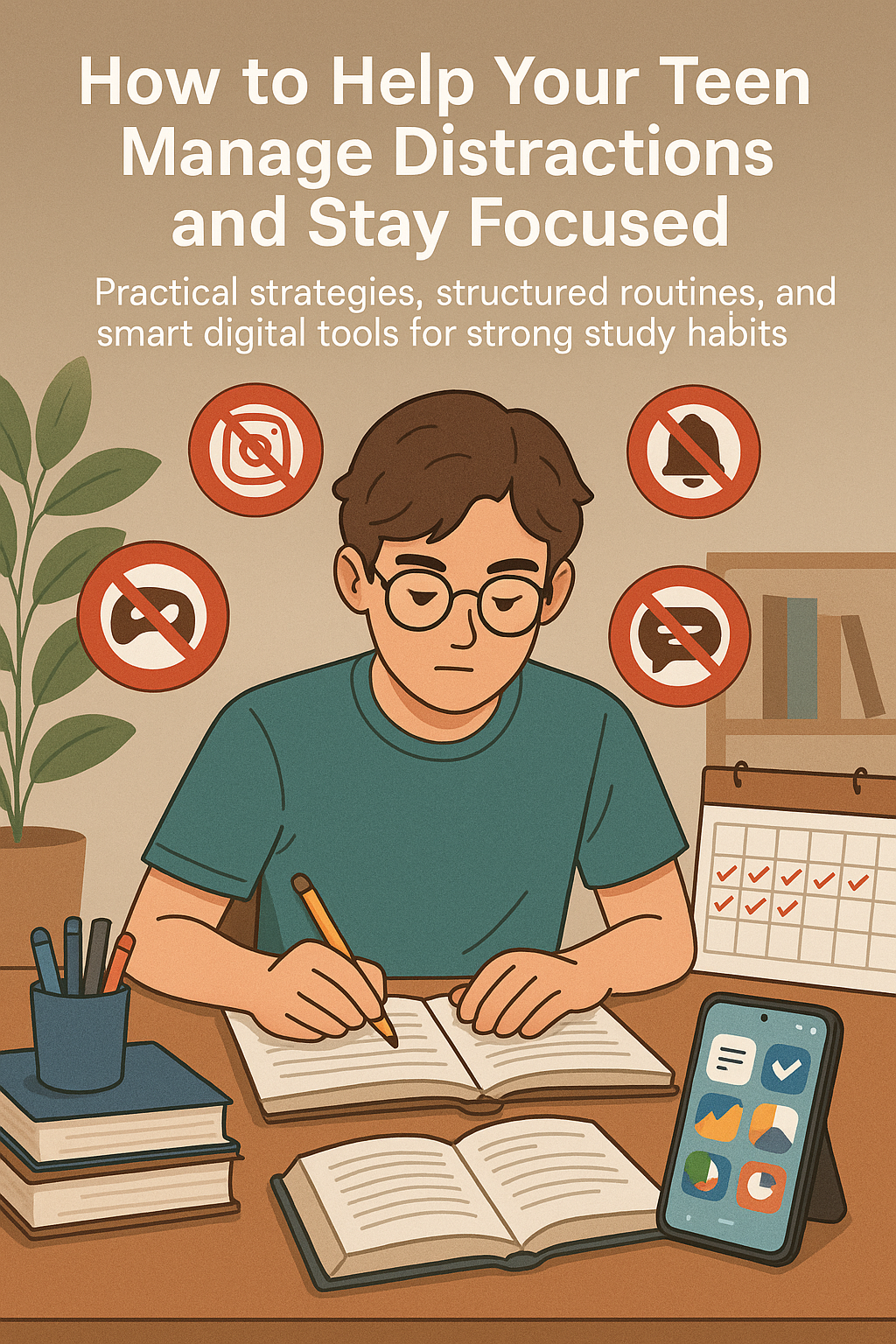 How to Help Your Teen Manage Distractions and Stay Focused