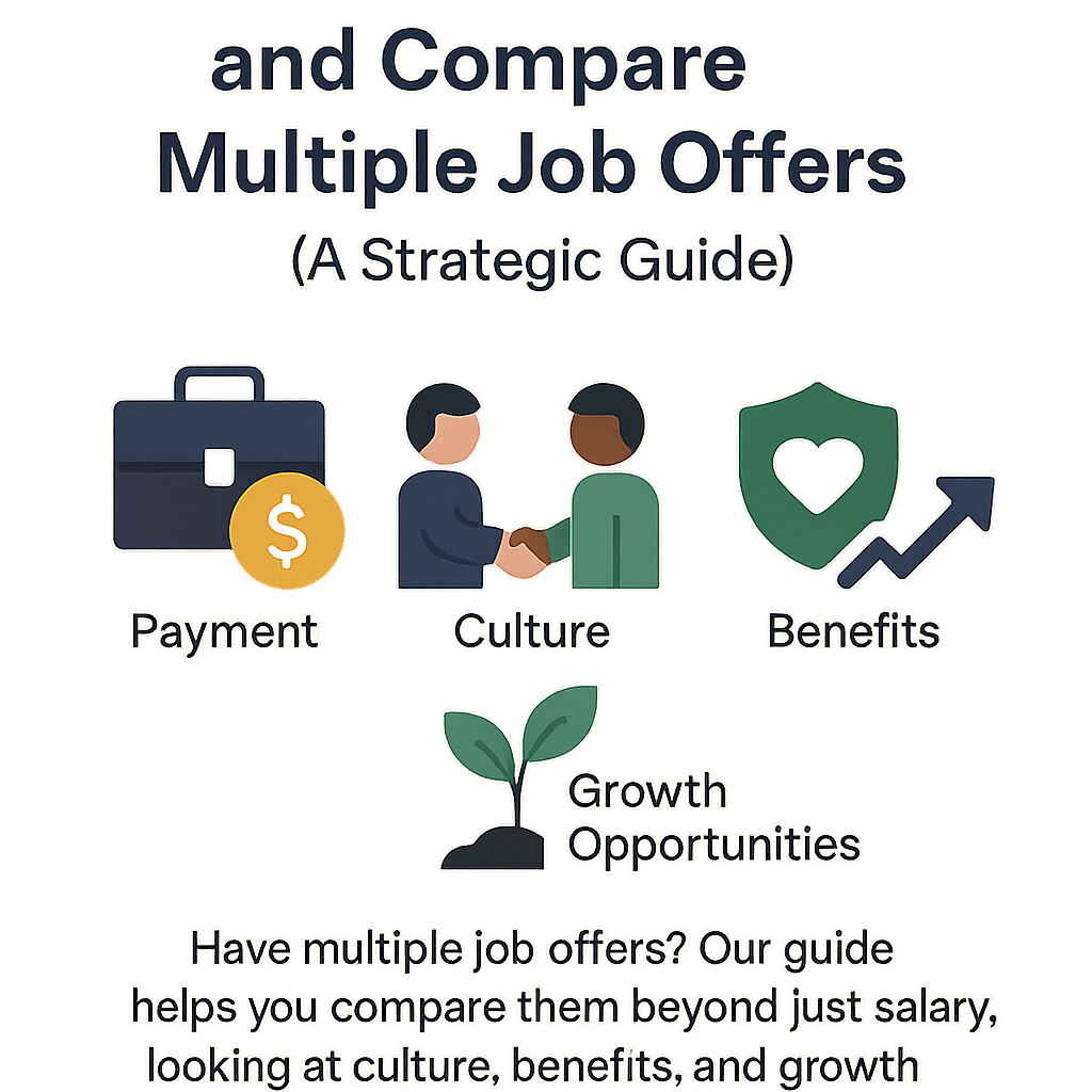 How to Evaluate and Compare Multiple Job Offers (A Strategic Guide)