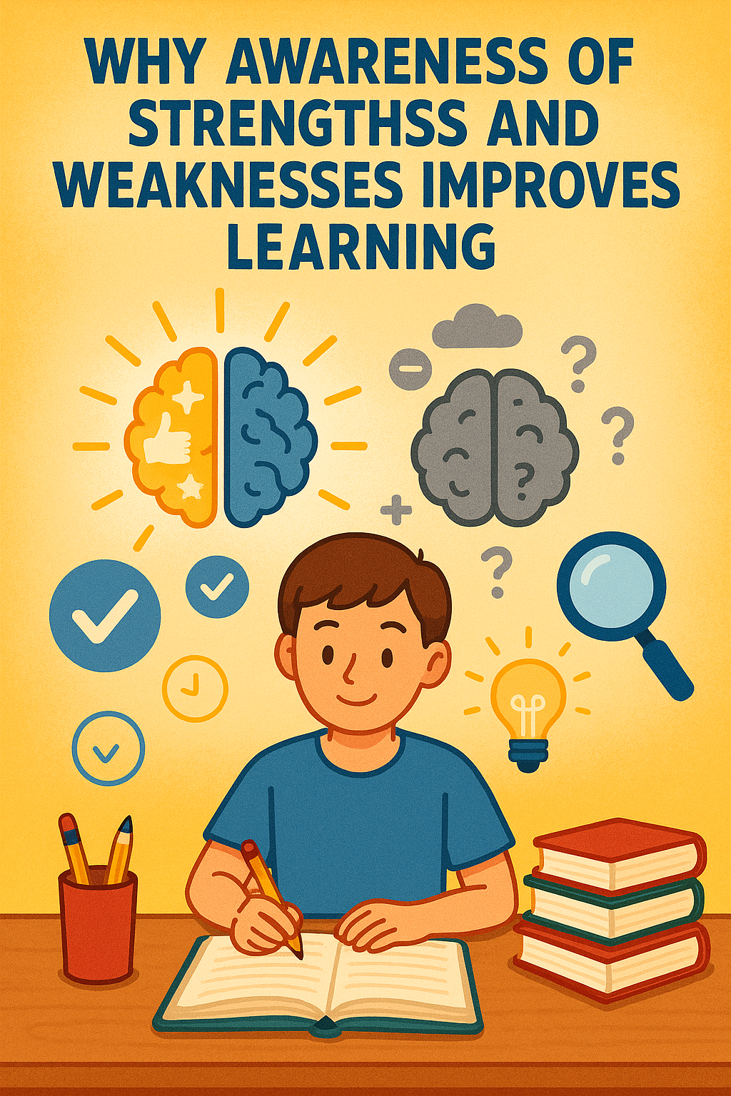 Why Awareness of Strengths and Weaknesses Improves Learning