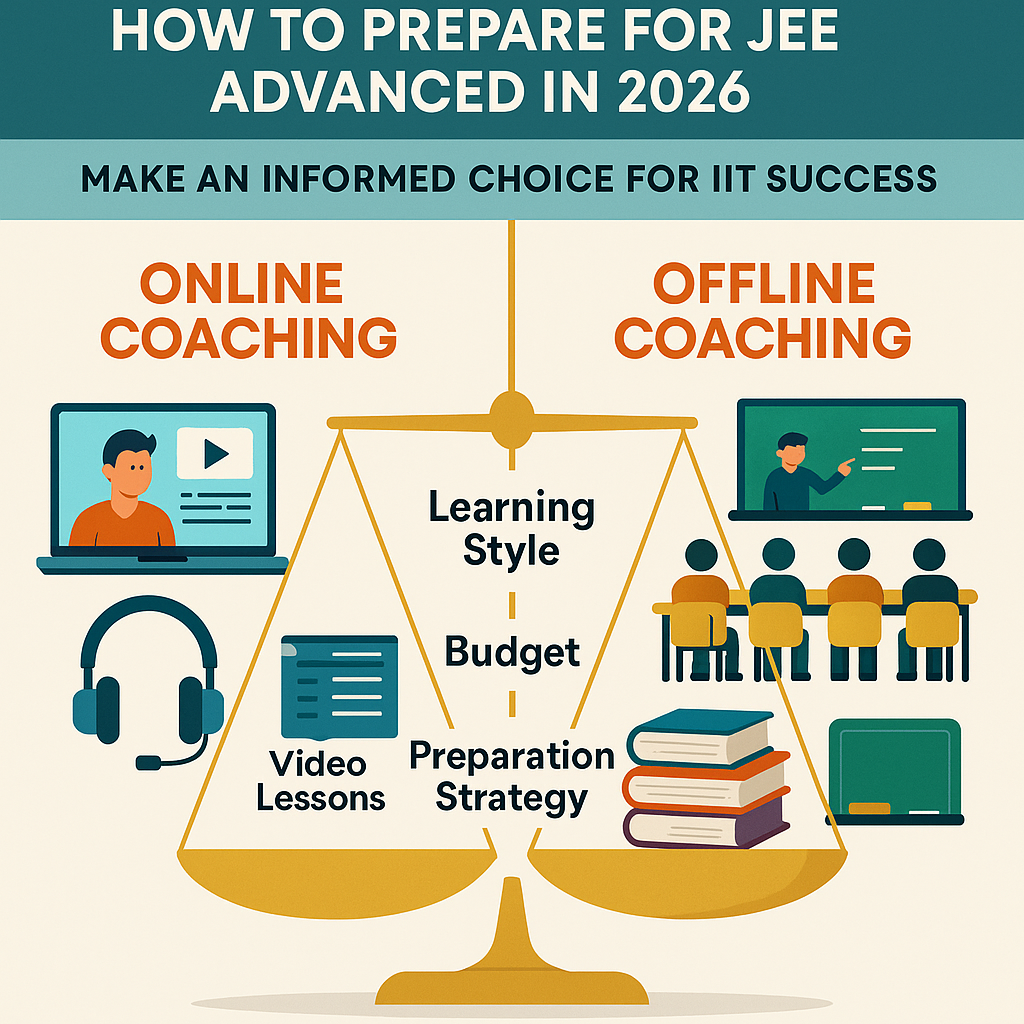 Online vs. Offline Coaching: How to Prepare for JEE Advanced in 2026