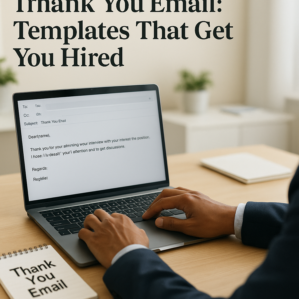 The Perfect Interview Thank You Email: Templates That Get You Hired