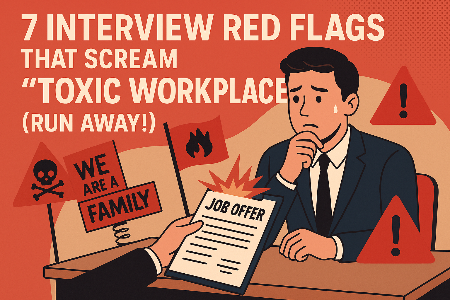 7 Interview Red Flags That Scream "Toxic Workplace" (Run Away!) 