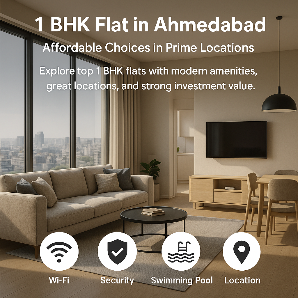 1 BHK Flat in Ahmedabad: Affordable Choices in Prime Locations