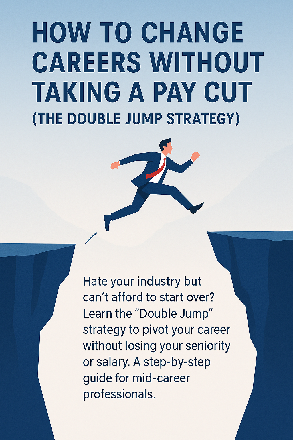 How to Change Careers Without Taking a Pay Cut (The "Double Jump" Strategy) 