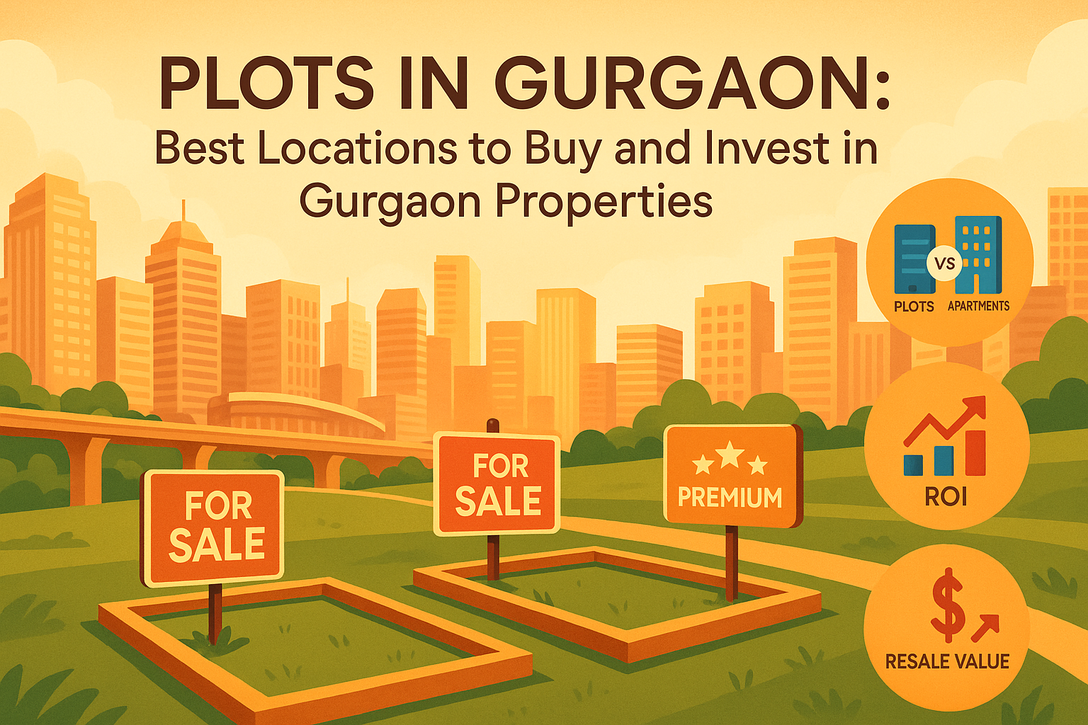 Plots in Gurgaon: Best Locations to Buy and Invest in Gurgaon Properties