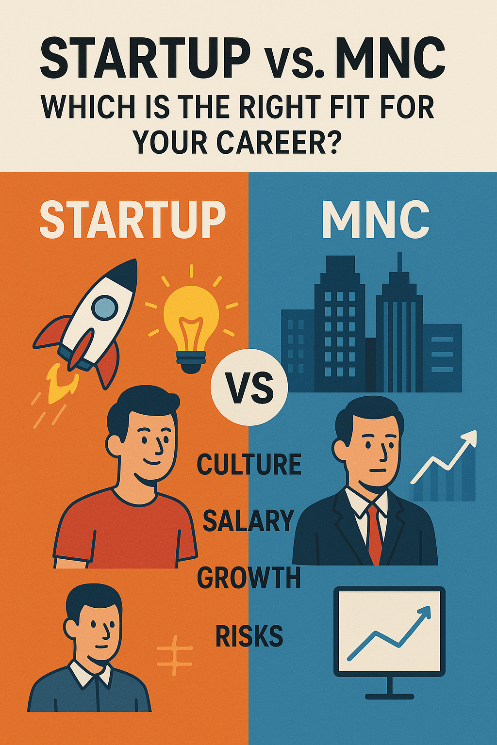Startup vs. MNC: Which is the Right Fit for Your Career? 
