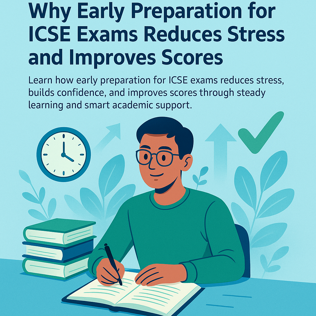 Why Early Preparation for ICSE Exams Reduces Stress and Improves Scores