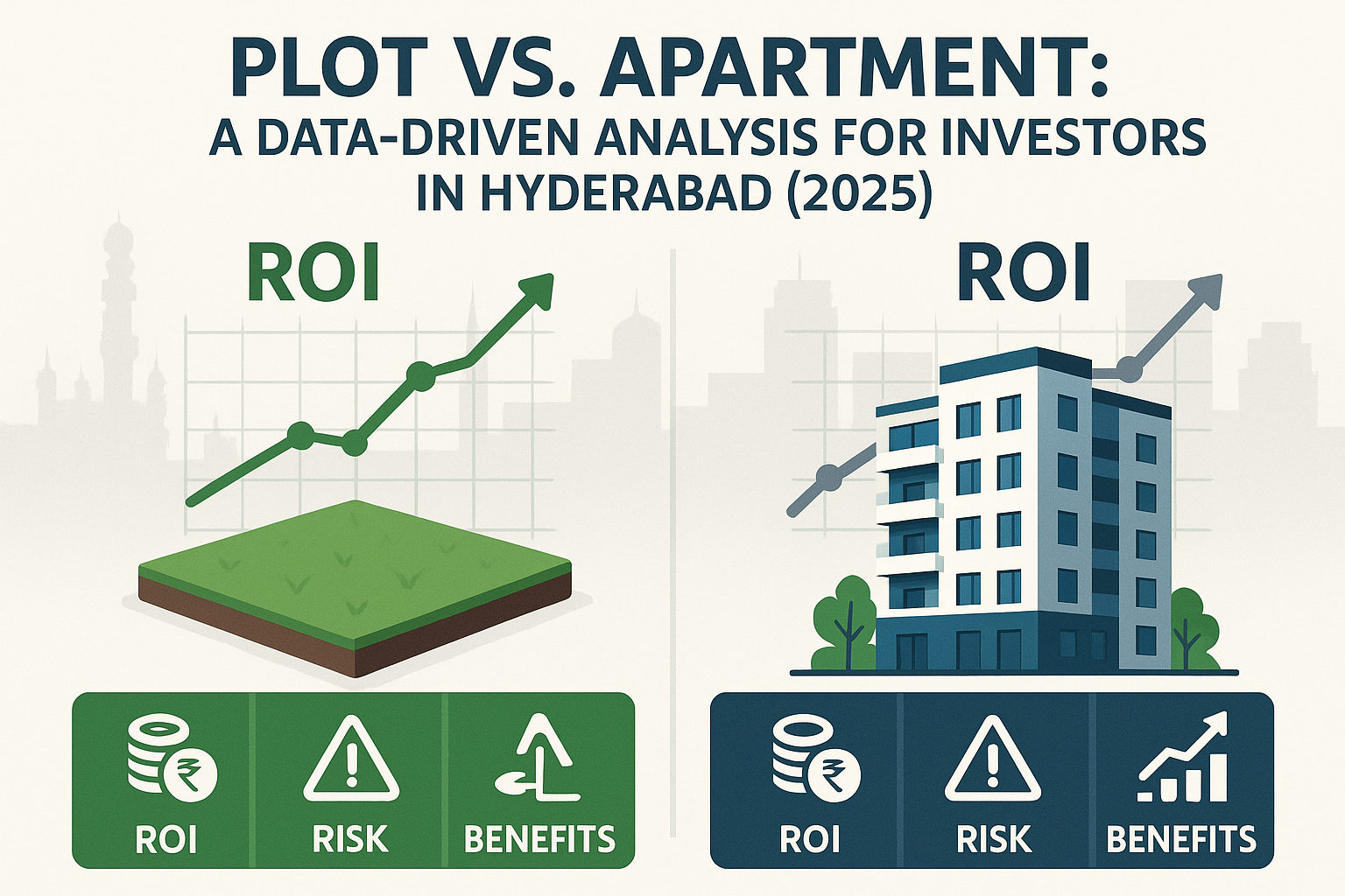 Plot vs. Apartment: A Data-Driven Analysis for Investors in Hyderabad (2025)