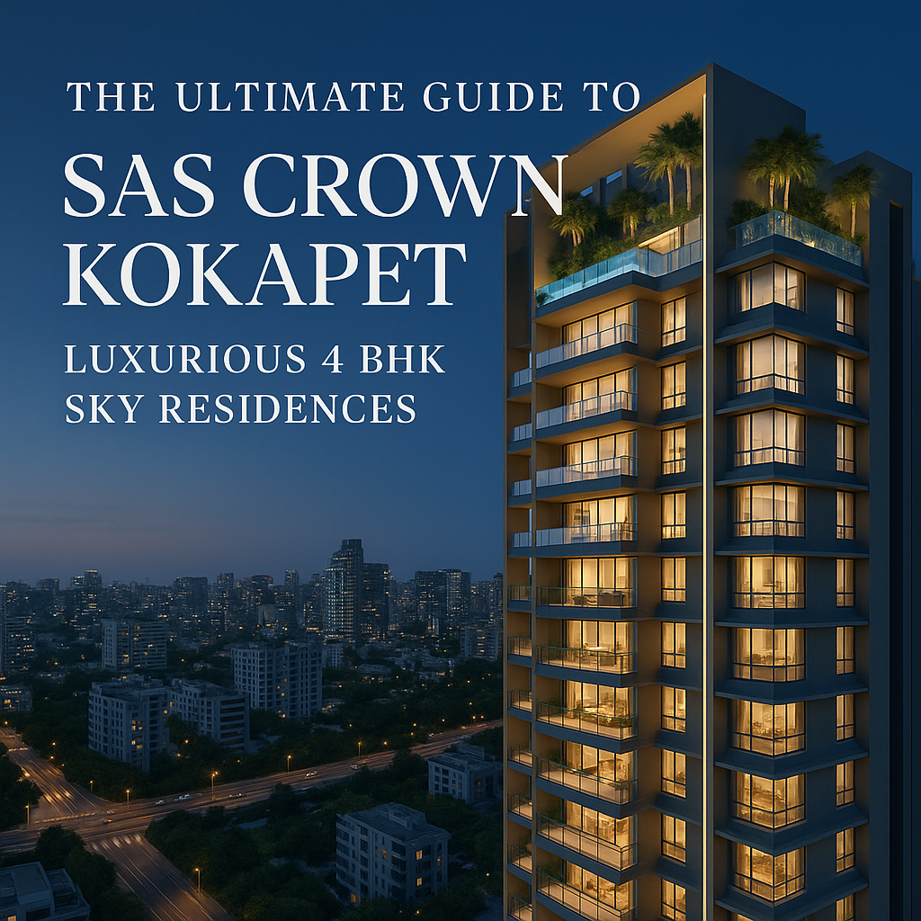 The Ultimate Guide to SAS Crown Kokapet: Luxurious 4 BHK Sky Residences
