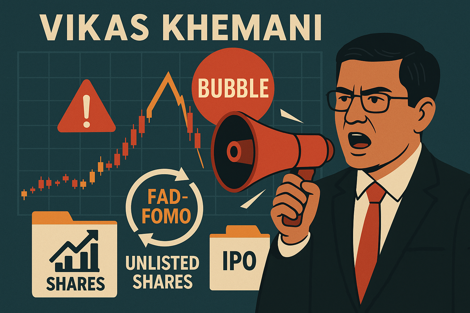 Vikas Khemani Warns of New Bubble in Unlisted Shares, Cites 'FAD-FOMO' Cycle