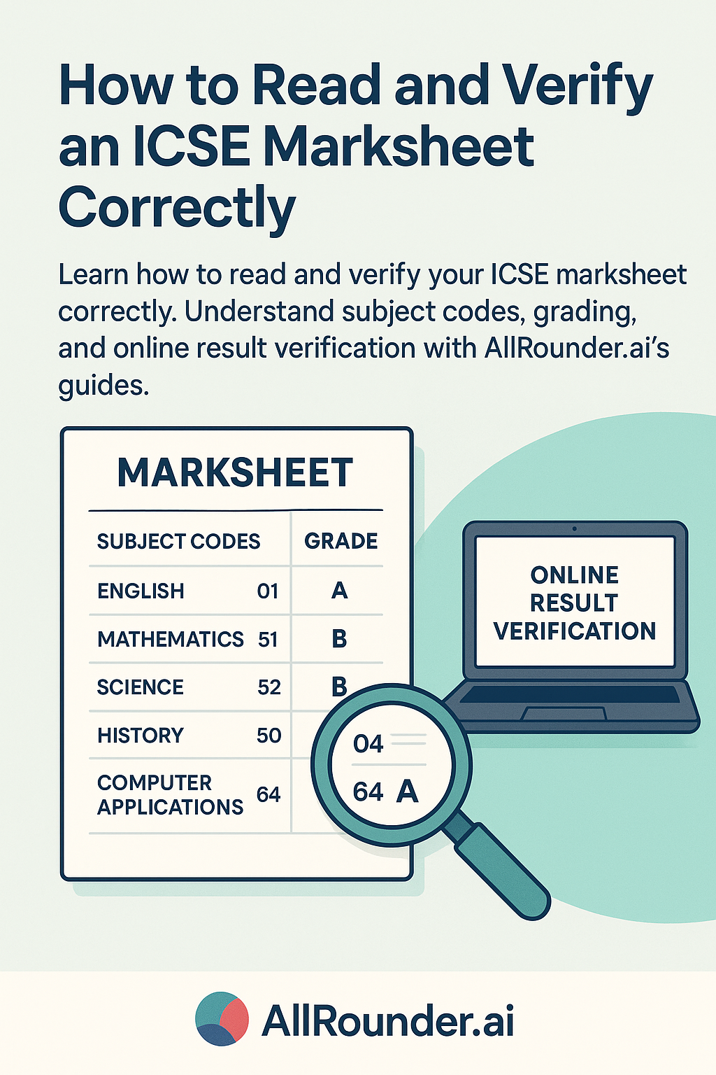 How to Read and Verify an ICSE Marksheet Correctly