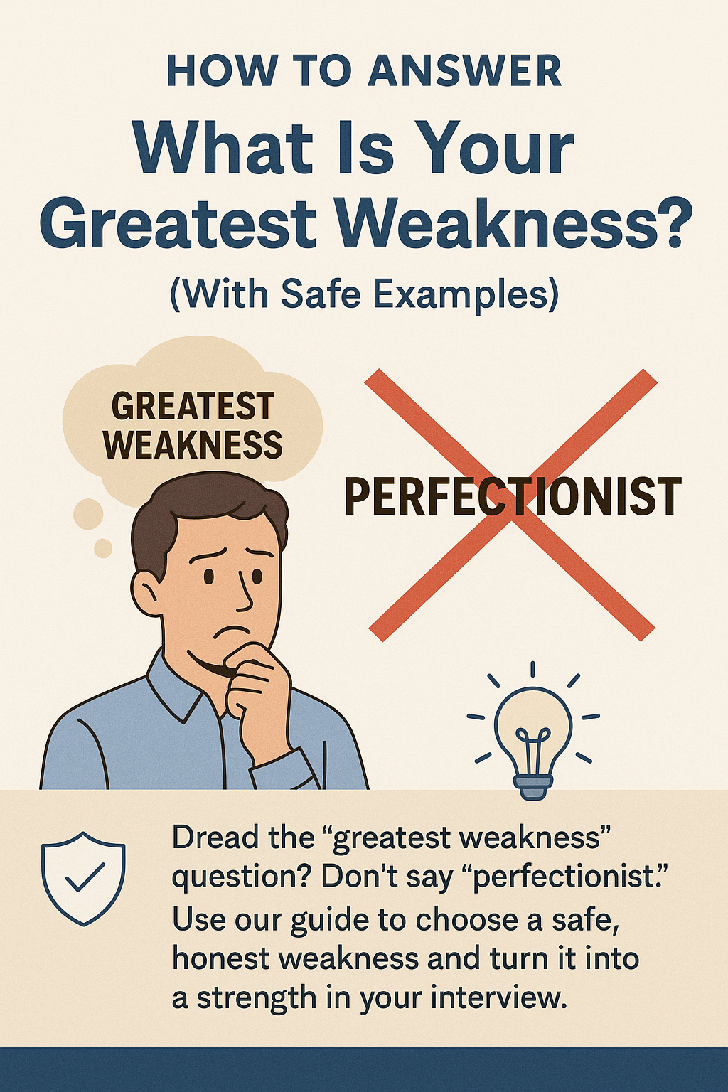 How to Answer "What Is Your Greatest Weakness?" (With Safe Examples)