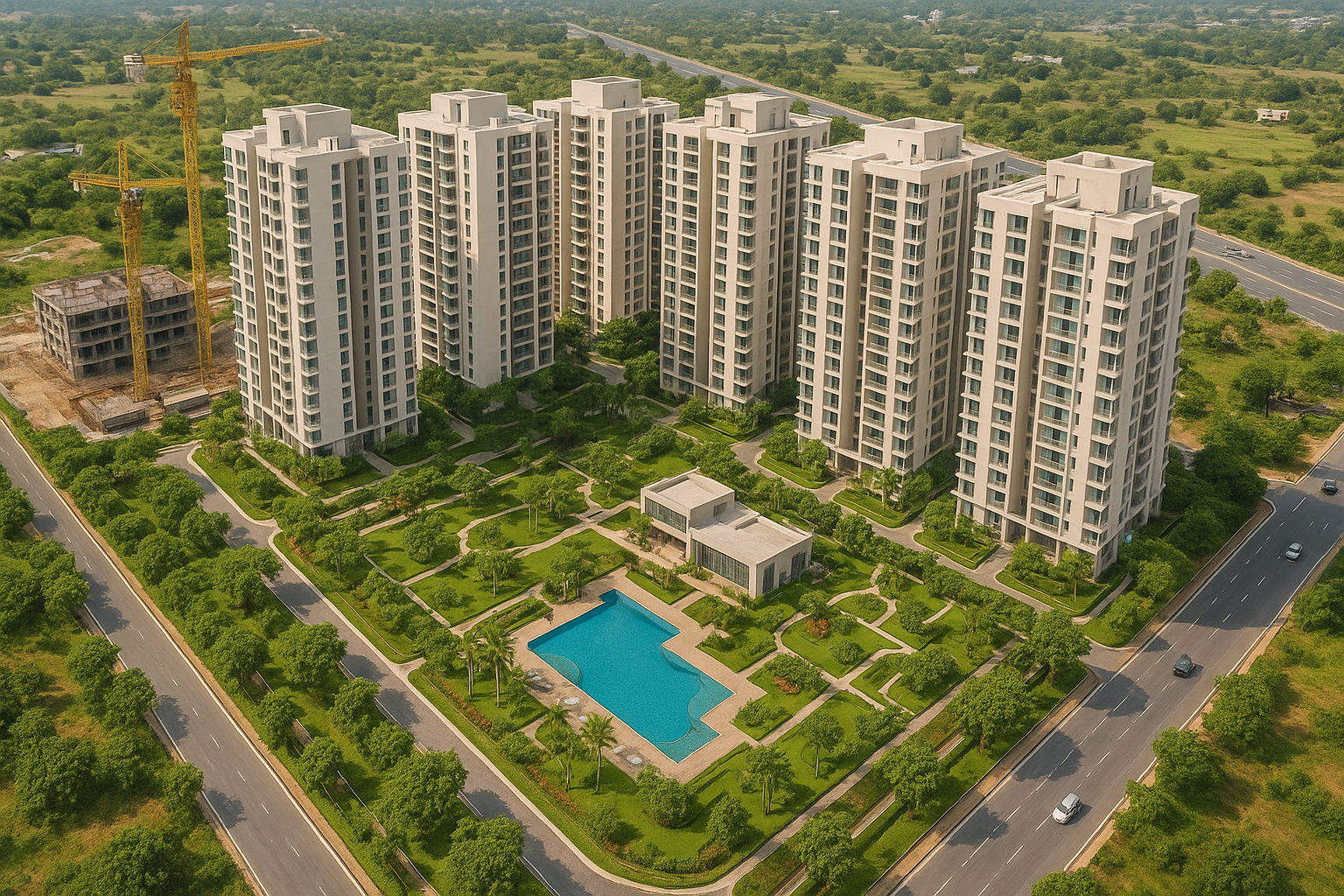 Discover Jumeirah Towers: Luxury Living in Mokila | Aerial Views & Insights