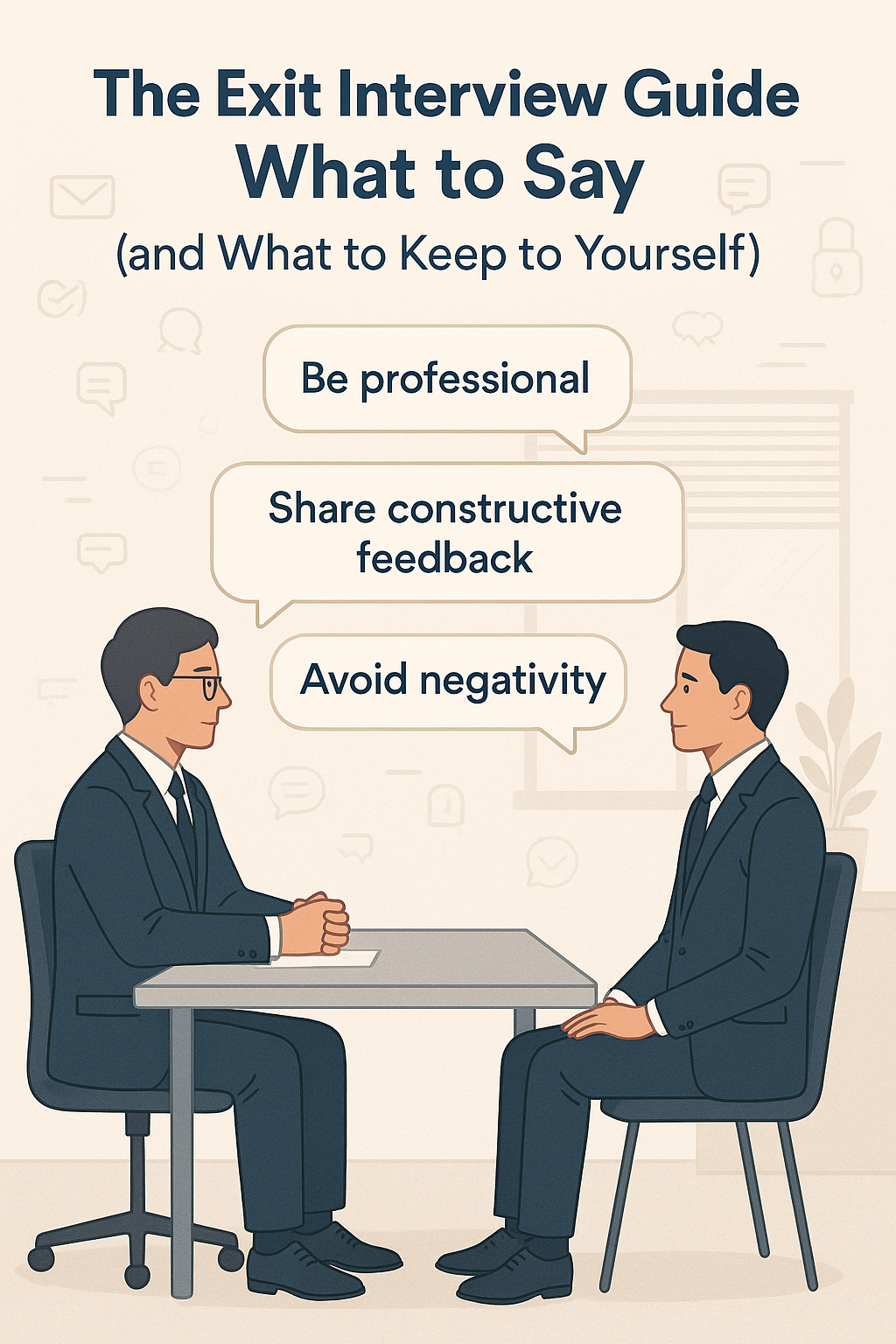 The Exit Interview Guide: What to Say (and What to Keep to Yourself)