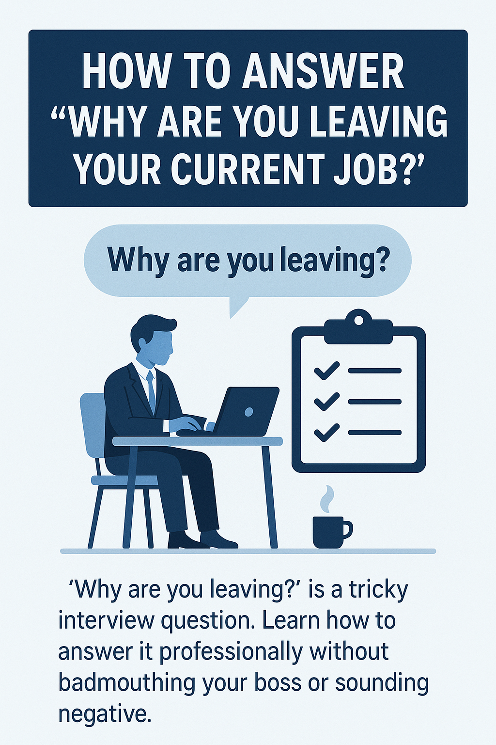 How to Answer "Why Are You Leaving Your Current Job?" 