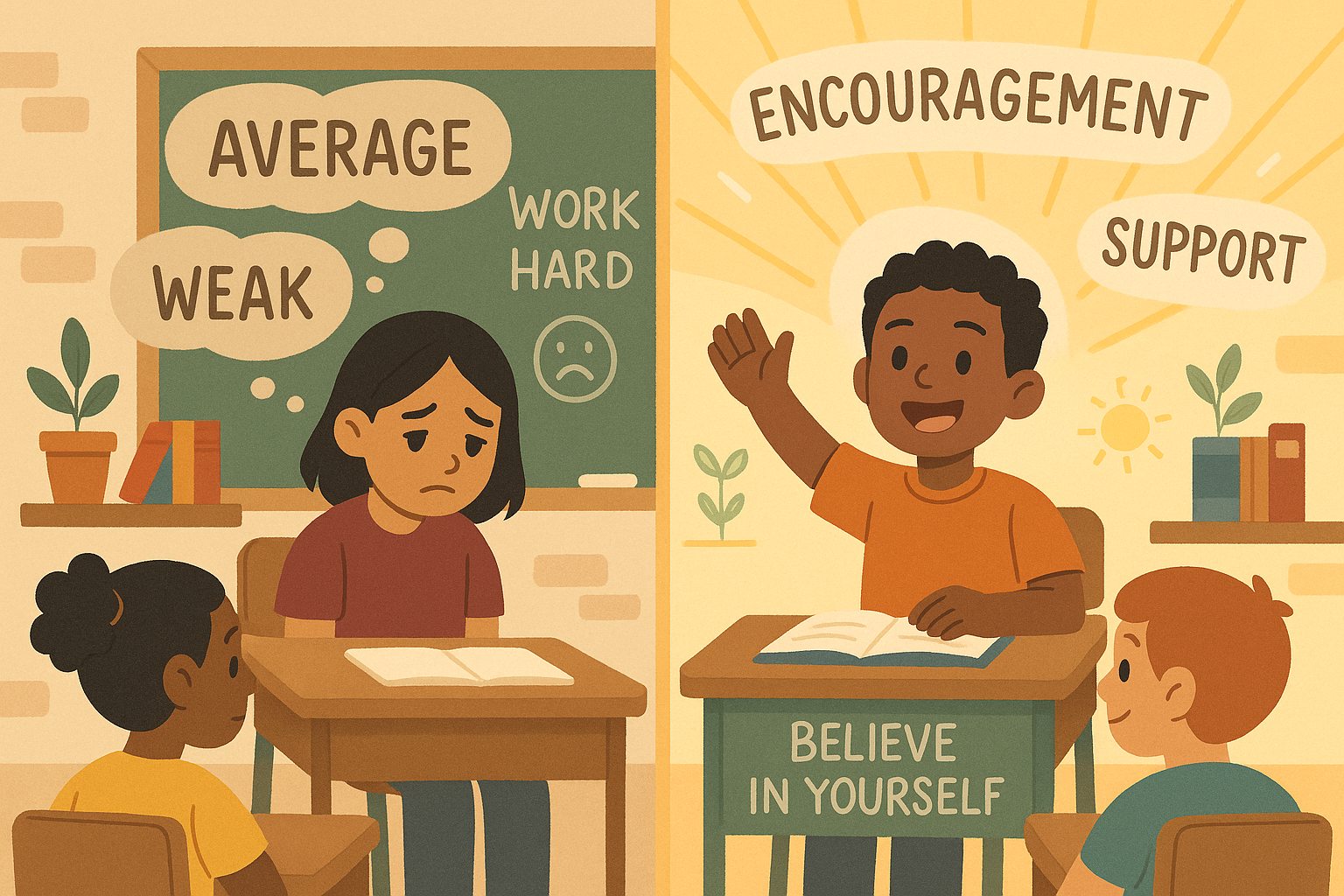 Why Labels Like “Average” or “Weak” Hurt Student Learning