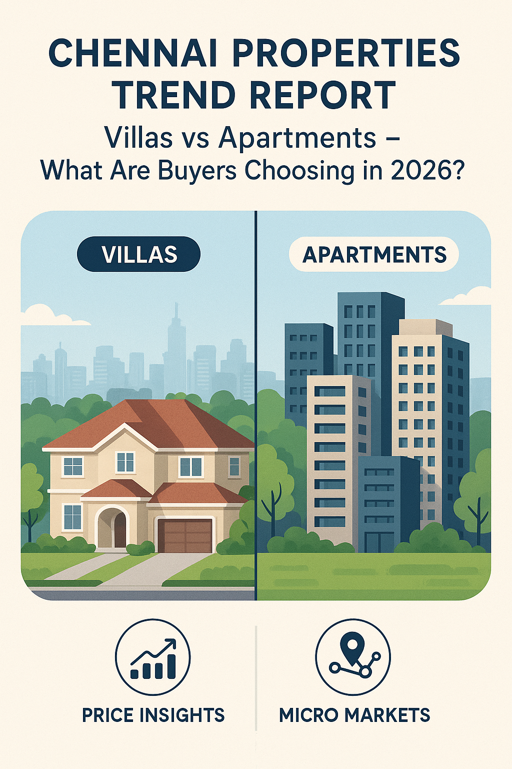 Chennai Properties Trend Report: Villas vs Apartments – What Are Buyers Choosing in 2026?